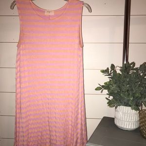 Stripe swing dress